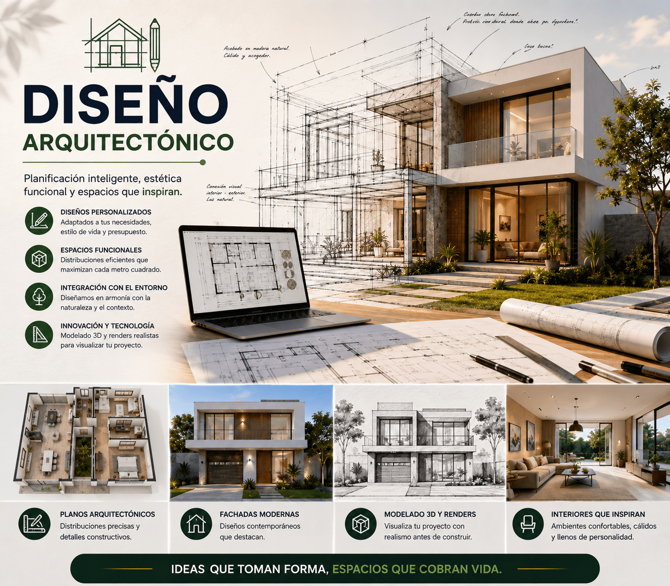 Servicios arquitectónicos de inmobiliaria la laguna